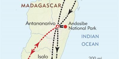 Madagaszkár, Antananarivo térkép