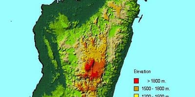 Térkép Madagaszkár földrajz