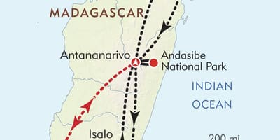 Madagaszkár, Antananarivo térkép